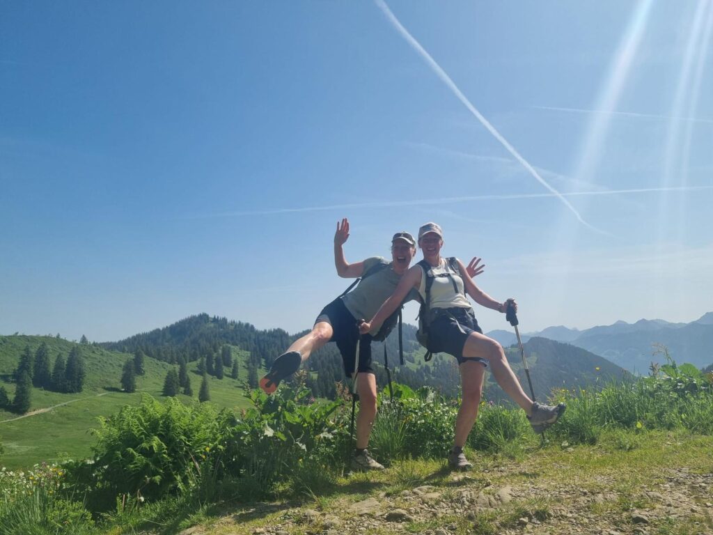 Jantine en Karin Oberallgau hike